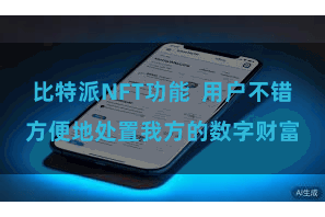 比特派NFT功能 用户不错方便地处置我方的数字财富