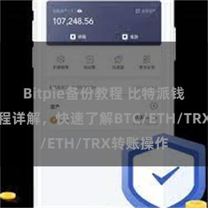 Bitpie备份教程 比特派钱包转账教程详解，快速了解BTC/ETH/TRX转账操作