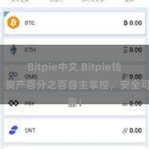 Bitpie中文 Bitpie钱包：资产百分之百自主掌控，安全可靠！