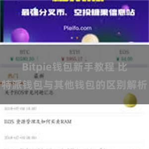 Bitpie钱包新手教程 比特派钱包与其他钱包的区别解析