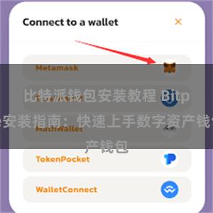 比特派钱包安装教程 Bitpie安装指南：快速上手数字资产钱包